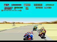 une photo d'Ã©cran de Super Hang-On sur Sega Megadrive